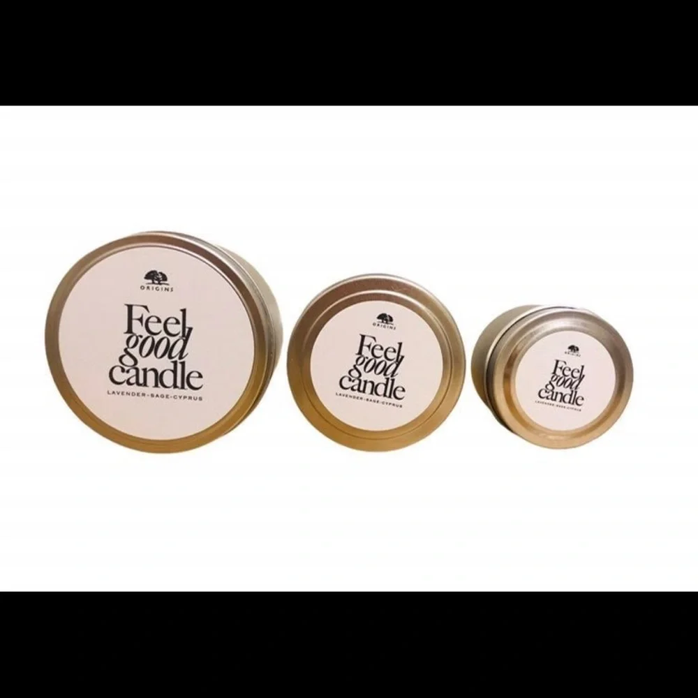 ORIGINS Tree’s A Crowd Lavender Sage Cypress Candle Set $35 NIB